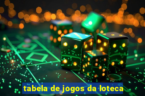 tabela de jogos da loteca